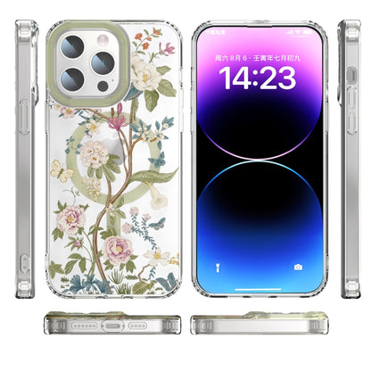 For iPhone 13 Pro Max MagSafe Magnetic TPU Phone Case(Blue Hydrangea Ball) - iPhone 13 Pro Max Cases by buy2fix | Online Shopping UK | buy2fix