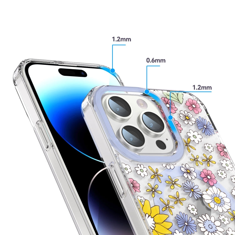 For iPhone 11 Pro Max MagSafe Magnetic TPU Phone Case(Little Flower) - iPhone 11 Pro Max Cases by buy2fix | Online Shopping UK | buy2fix