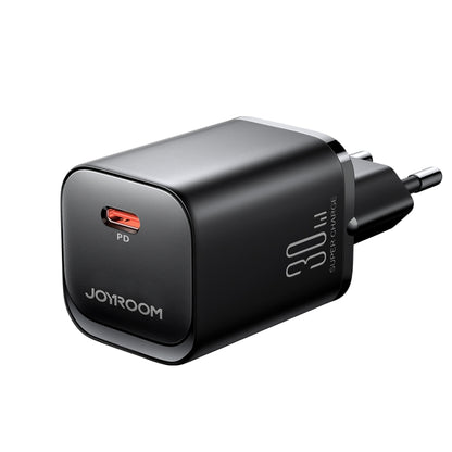 JOYROOM TCF07 30W USB-C / Type-C Fast Charger, Plug:EU Plug(Black) - USB Charger by JOYROOM | Online Shopping UK | buy2fix