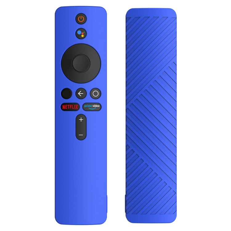 For Xiaomi MiBox S Remote Control Liquid Silicone Protective Case(Dark Blue) - Remote Control Covers by buy2fix | Online Shopping UK | buy2fix