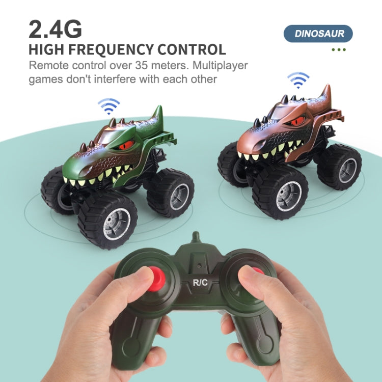 JJR/C Q148 2.4G Dinosaur Climbing Remote Control Car Monster Truck(Dark Brown) - RC Cars by JJR/C | Online Shopping UK | buy2fix