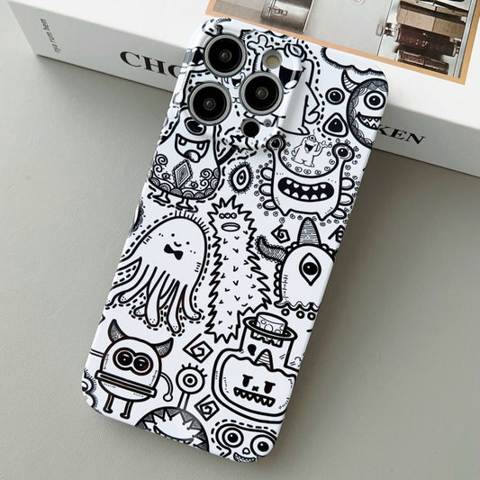 For iPhone 15 Pro Painted Pattern Precise Hole PC Phone Case(Bottle Monster) - iPhone 15 Pro Cases by buy2fix | Online Shopping UK | buy2fix