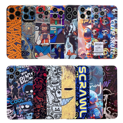 For iPhone 14 Pro Max Painted Pattern Precise Hole PC Phone Case(Vacationer) - iPhone 14 Pro Max Cases by buy2fix | Online Shopping UK | buy2fix