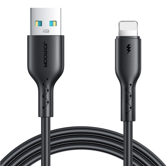 JOYROOM SA26-AL3 Flash Charge Series 3A USB to 8 Pin Fast Charging Data Cable, Cable Length:2m(Black) - Normal Style Cable by JOYROOM | Online Shopping UK | buy2fix