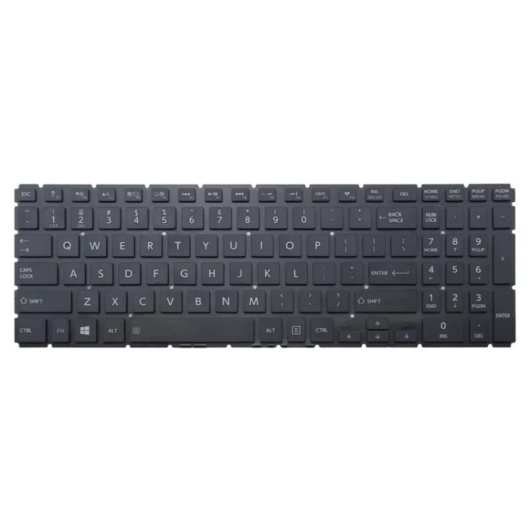 For TOSHIBA Satellite L50-B / L50D-B US Version Keyboard with Number Key - Replacement Keyboards by buy2fix | Online Shopping UK | buy2fix