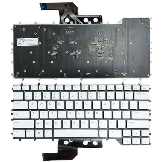 For Dell Alienware M15 / R3 / R4 US Version RGB Backlight Laptop Keyboard(White 0Y00RH) - Dell Spare Parts by buy2fix | Online Shopping UK | buy2fix