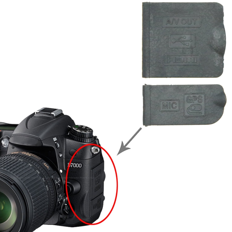 For Nikon D7000 OEM USB Cover Cap - USB Cover Cap by buy2fix | Online Shopping UK | buy2fix