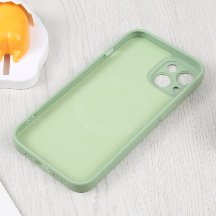 For iPhone 15 Plus Liquid Silicone Magsafe Phone Case(Green) - iPhone 15 Plus Cases by buy2fix | Online Shopping UK | buy2fix