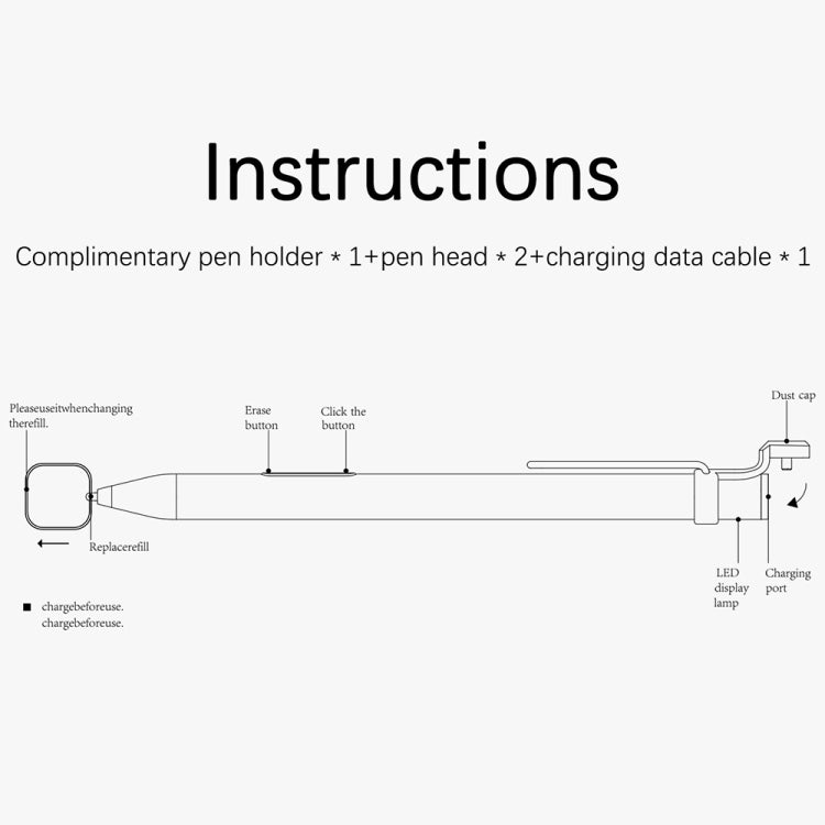 Universal Tablet Drawing Pencil Stylus Pen - Stylus Pen by buy2fix | Online Shopping UK | buy2fix