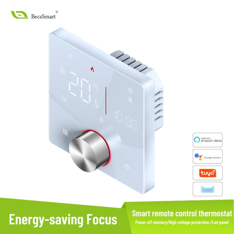 BHT-009GALW Water Heating WiFi Smart Home LED Thermostat(White) - Thermostat & Thermometer by buy2fix | Online Shopping UK | buy2fix