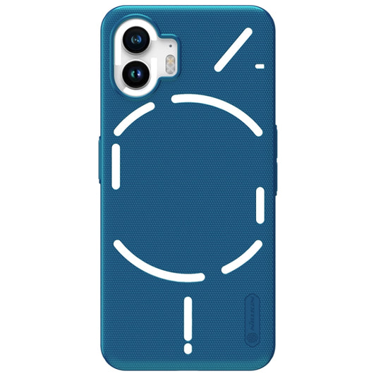For Nothing Phone 2 NILLKIN Frosted Shield Phone Protective Case(Blue) - More Brand by NILLKIN | Online Shopping UK | buy2fix