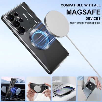 For Samsung Galaxy S24 Ultra 5G Aromatherapy Holder Single-sided MagSafe Magnetic Phone Case(Black) - Galaxy S24 Ultra 5G Cases by buy2fix | Online Shopping UK | buy2fix