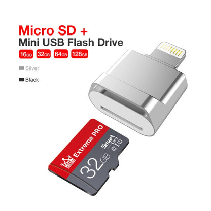 MicroDrive 8pin To TF Card Adapter Mini iPhone & iPad TF Card Reader, Capacity:64GB(Silver) -  by MICRODRIVE | Online Shopping UK | buy2fix