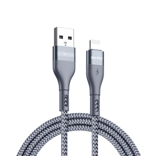 DUZZONA A7 2.4A USB to 8 Pin Charging Data Cable, Length:1m - Normal Style Cable by DUZZONA | Online Shopping UK | buy2fix