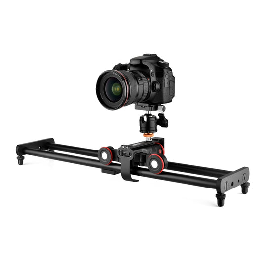 YELANGU L60ES YLG1847A-A 60cm Splicing Slide Rail Track with L5i Dolly Car(Black) - Camera Slider by YELANGU | Online Shopping UK | buy2fix