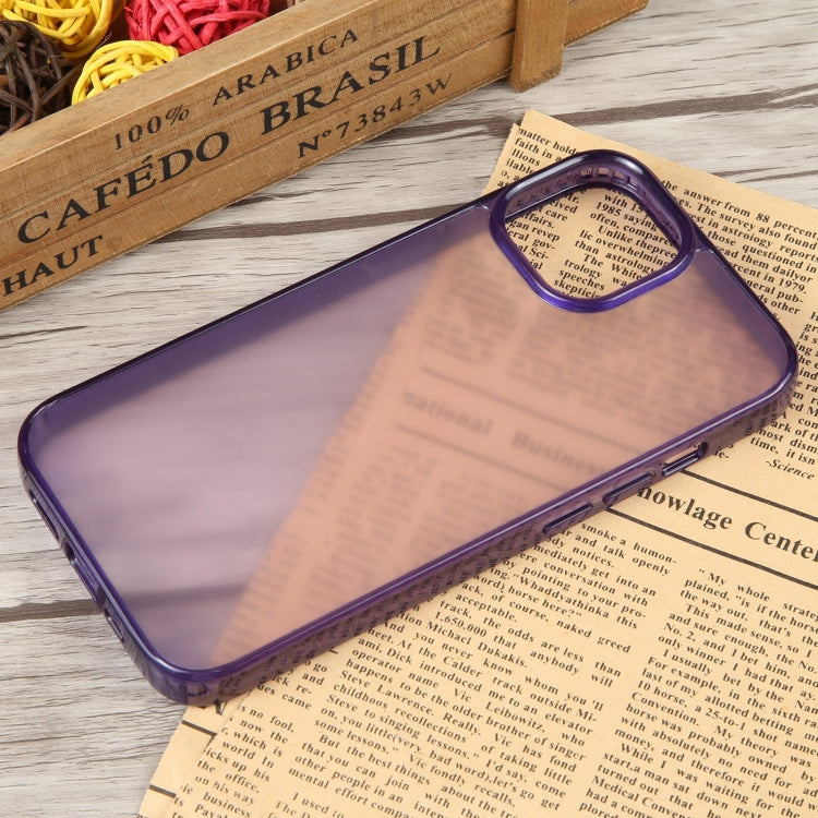 For iPhone 15 GEBEI Acrylic Phone Case(Purple) - iPhone 15 Cases by GEBEI | Online Shopping UK | buy2fix