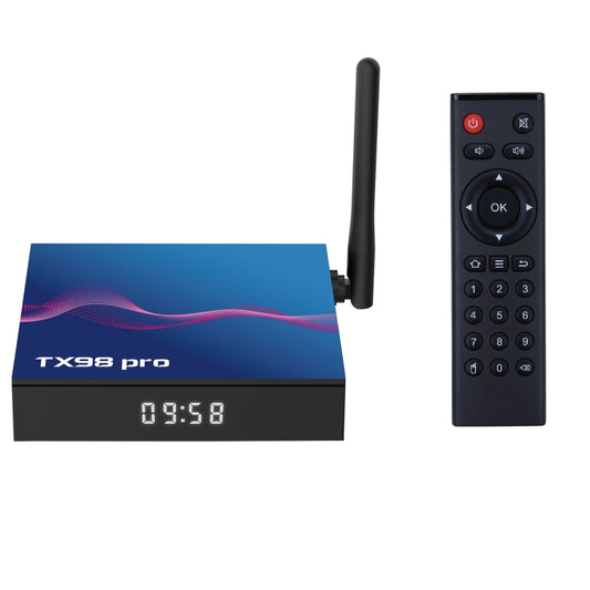 TX98 Pro 4K Ultra HD Android 12.0 Smart TV Box with Remote Control, 4GB+64GB, Allwinner H618 Quad-Core(AU Plug) - Others by buy2fix | Online Shopping UK | buy2fix