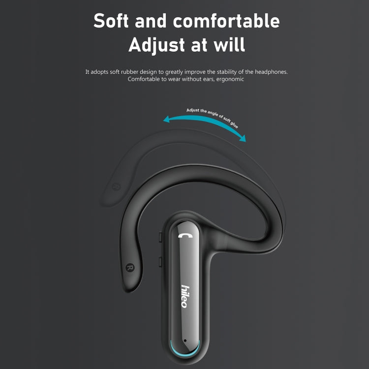 Hileo Hi90 TWS Wireless Bluetooth IPX4 Waterproof Earphone(Black) - Sport Earphone by Hileo | Online Shopping UK | buy2fix