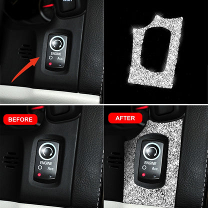 For Chevrolet Corvette C6 2005-2013 Ignition Switch Panel Diamond Decorative Sticker, Left Drive - Car Interior Mouldings by buy2fix | Online Shopping UK | buy2fix