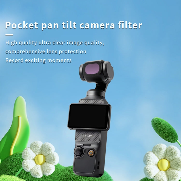 For DJI OSMO Pocket 3 JSR CB Series Camera Lens Filter, Filter:4 in 1 ND8/16/32/64PL - Lens Accessories by JSR | Online Shopping UK | buy2fix