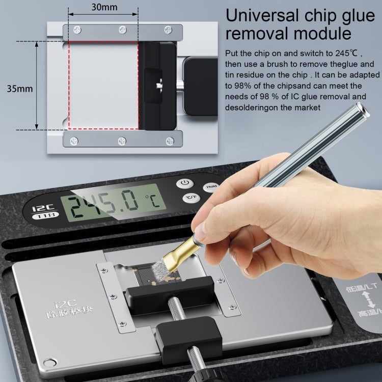 i2C T18 LCD Display PCB Motherboard Layered Desoldering Station With Glue Removal Module, US Plug - Repair Platform by buy2fix | Online Shopping UK | buy2fix