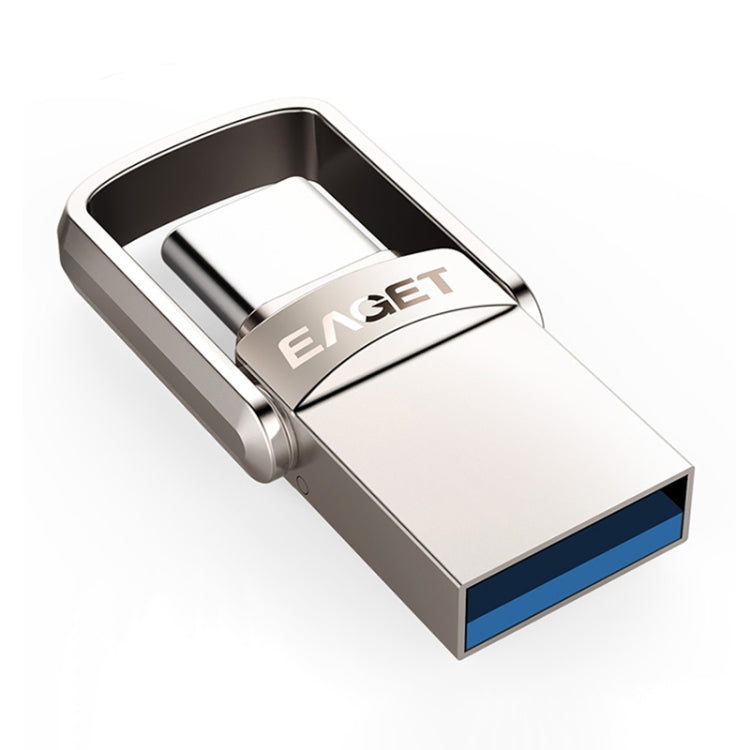 EAGET 64G USB 3.1 + USB-C Interface Metal Twister Flash U Disk, Standard - Computer & Networking by EAGET | Online Shopping UK | buy2fix
