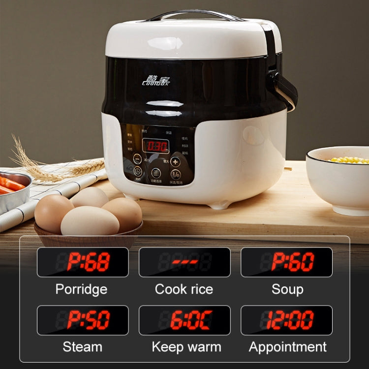 COOLBOX Vehicle Multi-function Mini Rice Cooker Capacity: 2.0L, Version:12V Current-limiting - Rice Cookers by buy2fix | Online Shopping UK | buy2fix