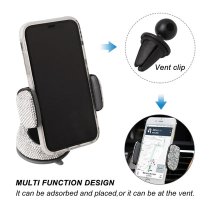 Diamond Car Phone Holder Bracket - Car Holders by buy2fix | Online Shopping UK | buy2fix