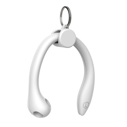 For AirPods 1 / 2 / AirPods Pro / Huawei FreeBuds 3 Wireless Earphones Silicone Anti-lost Lanyard Ear Hook(Silver) - Apple Accessories by buy2fix | Online Shopping UK | buy2fix