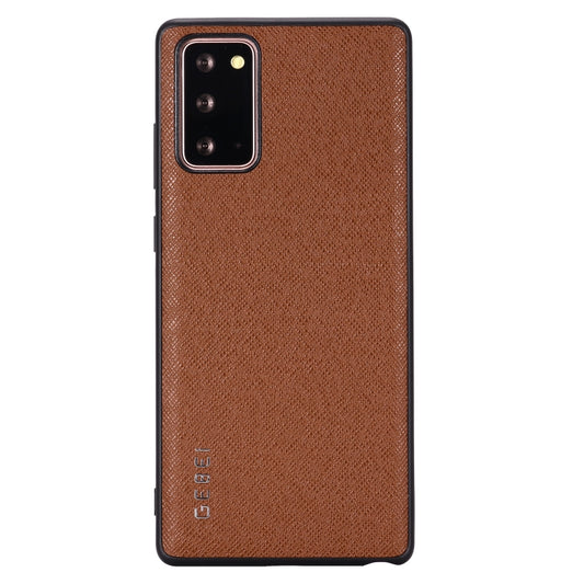 For Samsung Galaxy Note 20 GEBEI Full-coverage Shockproof Leather Protective Case(Brown) - Galaxy Note20 Cases by GEBEI | Online Shopping UK | buy2fix