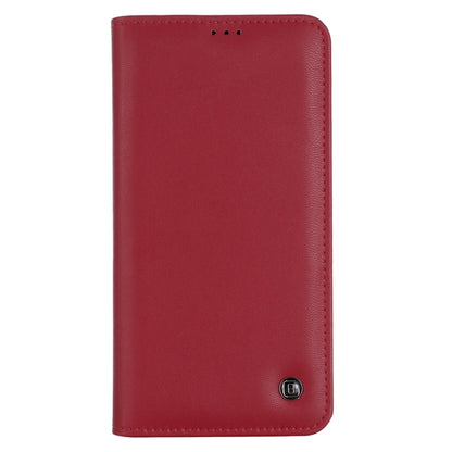 For iPhone 12 / 12 Pro GEBEI PU+TPU Horizontal Flip Protective Case with Holder & Card Slots(Red) - iPhone 12 / 12 Pro Cases by GEBEI | Online Shopping UK | buy2fix