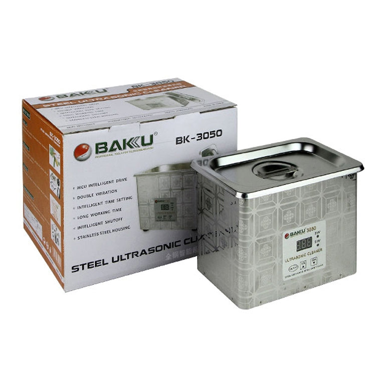 BAKU BK-3050 35W / 50W Adjustable 0.8L LCD Display Ultrasonic Cleaner, AC 220V - Ultrasonic Cleaner by BAKU | Online Shopping UK | buy2fix