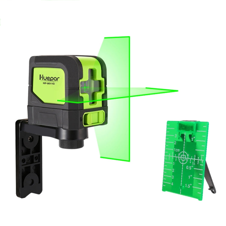 9011G 1V1H 15mW 2 Line Green Beam Laser Level Covering Walls and Floors(Green) - Consumer Electronics by buy2fix | Online Shopping UK | buy2fix