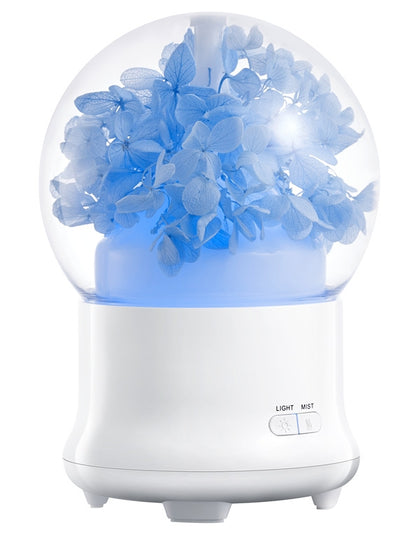 ML-824 100ML Gypsophila Flowers Aromatherapy Diffuser Air Humidifier with Colorful LED Light for Office / Home(Blue) - Home & Garden by buy2fix | Online Shopping UK | buy2fix