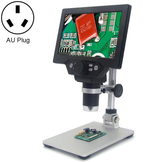 G1200 7 inch LCD Screen 1200X Portable Electronic Digital Desktop Stand Microscope, AU Plug - Consumer Electronics by buy2fix | Online Shopping UK | buy2fix