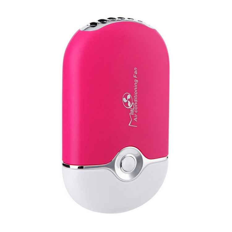 Portable Mini USB Charging Air Conditioner Refrigerating Handheld Small Fan (Magenta) - Consumer Electronics by buy2fix | Online Shopping UK | buy2fix