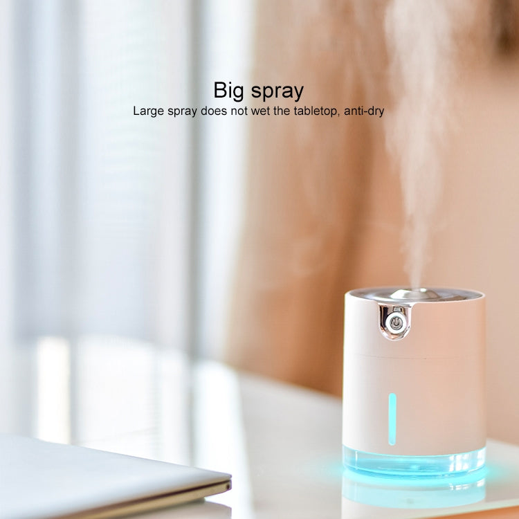 WT-H16 USB Charging Water Pattern Atomizing Humidifier with Colorful Night Lights, Water Tank Capacity: 300mL (White) - Home & Garden by buy2fix | Online Shopping UK | buy2fix