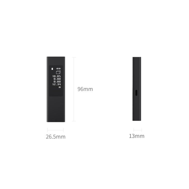 Original Xiaomi Youpin DUKA LS5 Touch Screen High-precision Infrared Laser Rangefinder (Black) - Laser Rangefinder by Xiaomi | Online Shopping UK | buy2fix