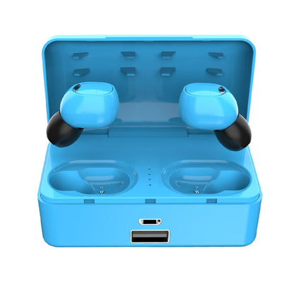 G10 TWS Bluetooth 5.0 Wireless Bluetooth Earphone with Charging Box, Support Digital Display & HD Call & Power Bank(Blue) - TWS Earphone by buy2fix | Online Shopping UK | buy2fix