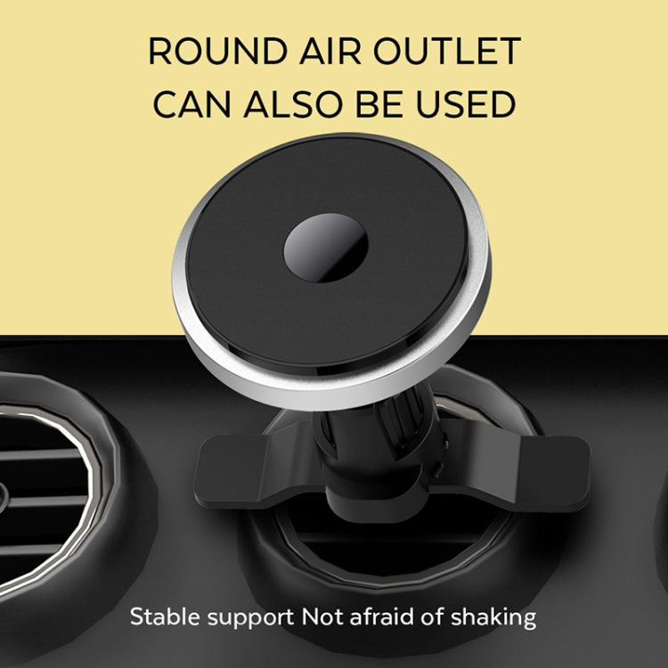 N5 Car Air Outlet Vent Mount Clamp Holder 15W Fast Charging Qi Magnetic Wireless Charger For iPhone 12 Series - In Car by buy2fix | Online Shopping UK | buy2fix