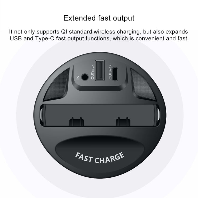 X9 Car QI Standard Charging Cup Wireless Fast Charger - In Car by buy2fix | Online Shopping UK | buy2fix