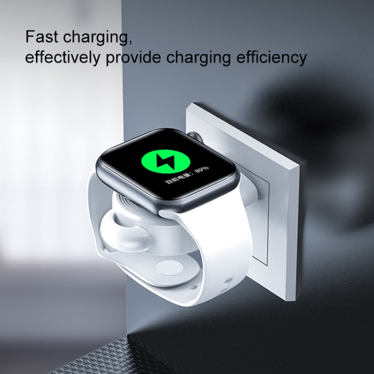 K02 Universal Portable Magnetic Wireless Charger for Apple Watch Series 6 / 5 / SE / 4 / 3 / 2 / 1(Black) - Others by buy2fix | Online Shopping UK | buy2fix