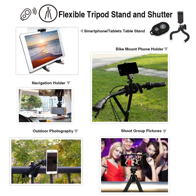 APEXEL APL-T18XBZJ5 4 in 1 18X Telescope + 0.63X Wide Lens + 198 Degrees Fisheye Lens + 15X Macro Lens Universal External Camera Phone Lens - Combination Lens by APEXEL | Online Shopping UK | buy2fix