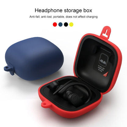 Solid Color Silicone Wireless Bluetooth Earphone Protective Case for Beats Powerbeats Pro(Red) - Other Case by buy2fix | Online Shopping UK | buy2fix
