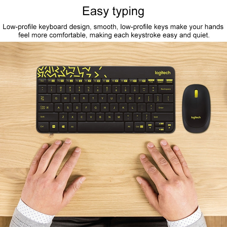 Logitech MK240 Nano Wireless Keyboard and Mouse Set (White) - Wireless Keyboard by Logitech | Online Shopping UK | buy2fix