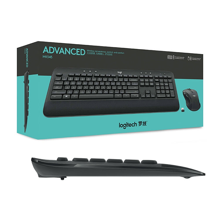 Logitech MK545 Wireless Keyboard Mouse Set - Wireless Keyboard by Logitech | Online Shopping UK | buy2fix