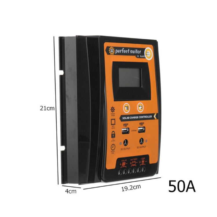 50A 12 / 24V Portable Solar Charging Controller - Others by buy2fix | Online Shopping UK | buy2fix