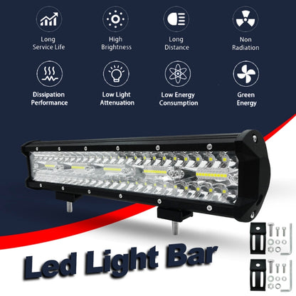 15 inch 75W 7500LM 6000K LED Strip Working Refit Off-road Vehicle Lamp Roof Strip Light - In Car by buy2fix | Online Shopping UK | buy2fix