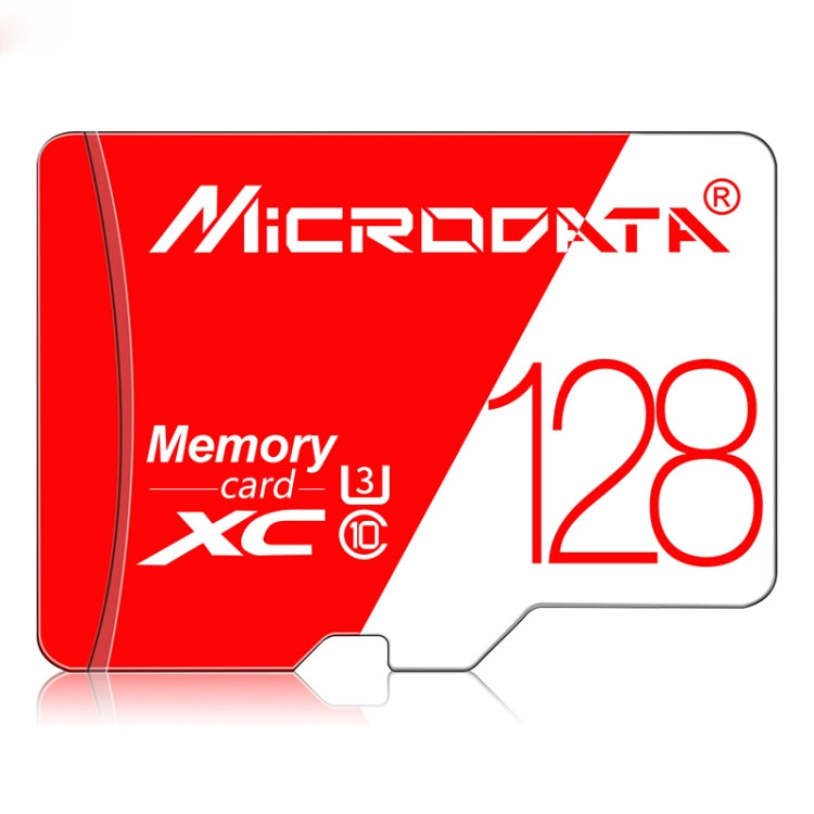 MICRODATA 128GB High Speed U3 Red and White TF(Micro SD) Memory Card - Micro SD Card by MiCRODATA | Online Shopping UK | buy2fix