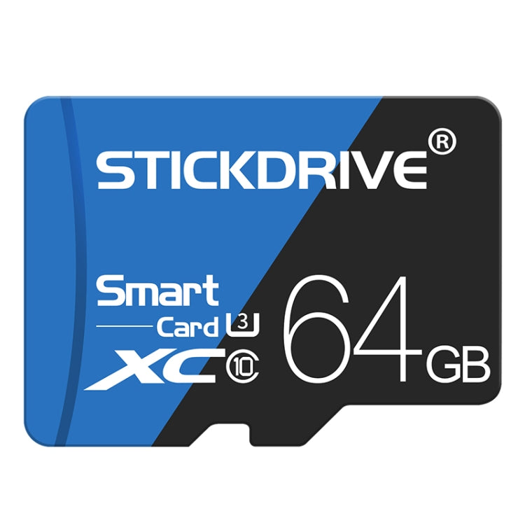 STICKDRIVE 64GB High Speed U3 Blue and Black TF(Micro SD) Memory Card - Micro SD Card by STICKDRIVE | Online Shopping UK | buy2fix